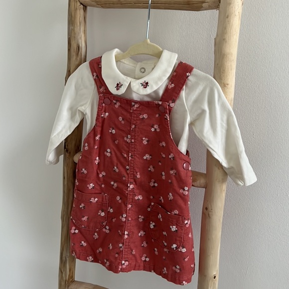 Corduroy Romper & Bodysuit size 3-6 months - Picture 2 of 6